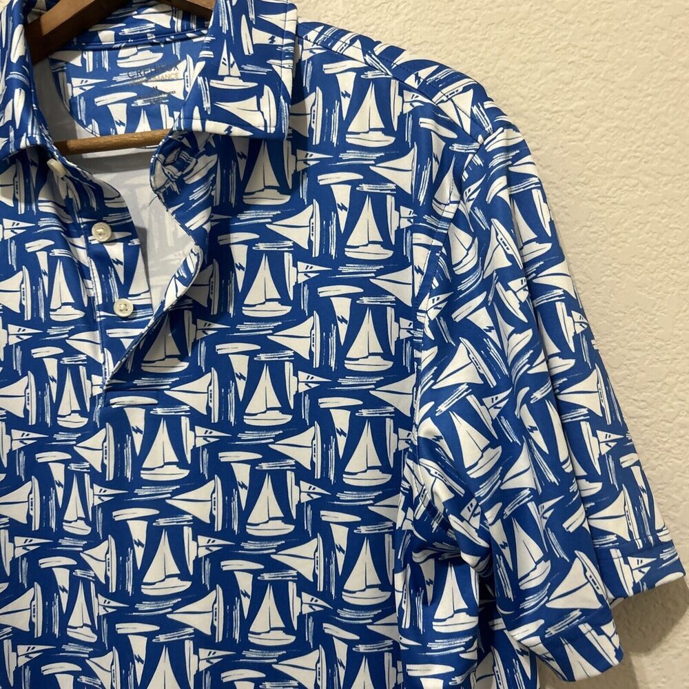 Daniel Cremieux Performance Medium Blue Short Sle… - image 3